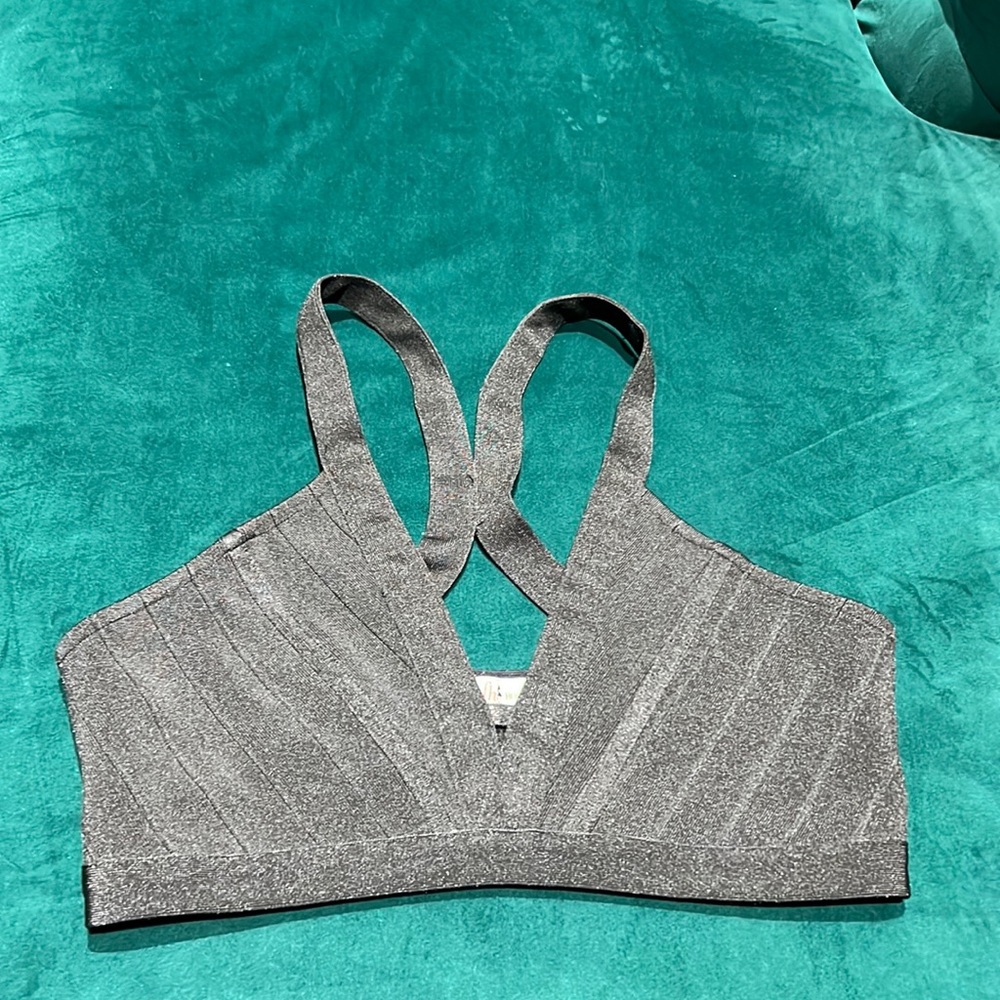 Bandage spandex v-cut top